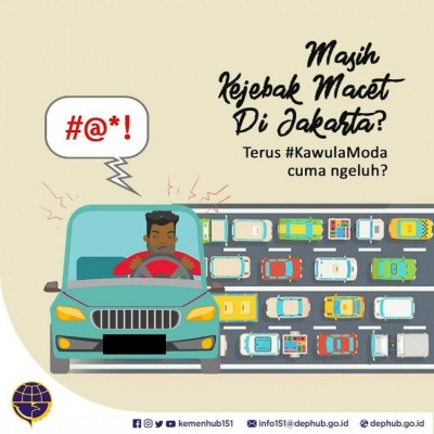 Masih Kejebak Macet di Jakarta - 20190325